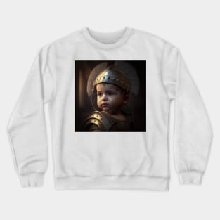 A Cute Gladiator Baby Crewneck Sweatshirt